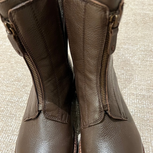 Alberto Torresi brown leather ankle boots NWOT - Picture 5 of 8